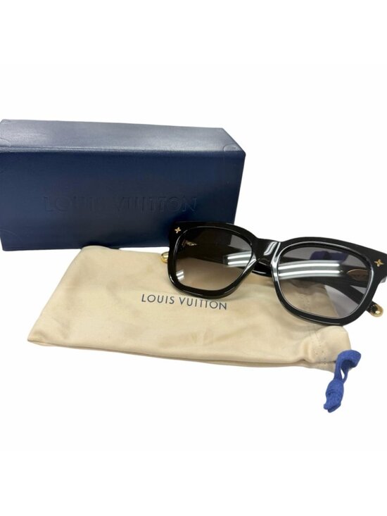 Louis Vuitton Sunglasses My Monogram Square Eyewear Black Gold 54 main image 4
